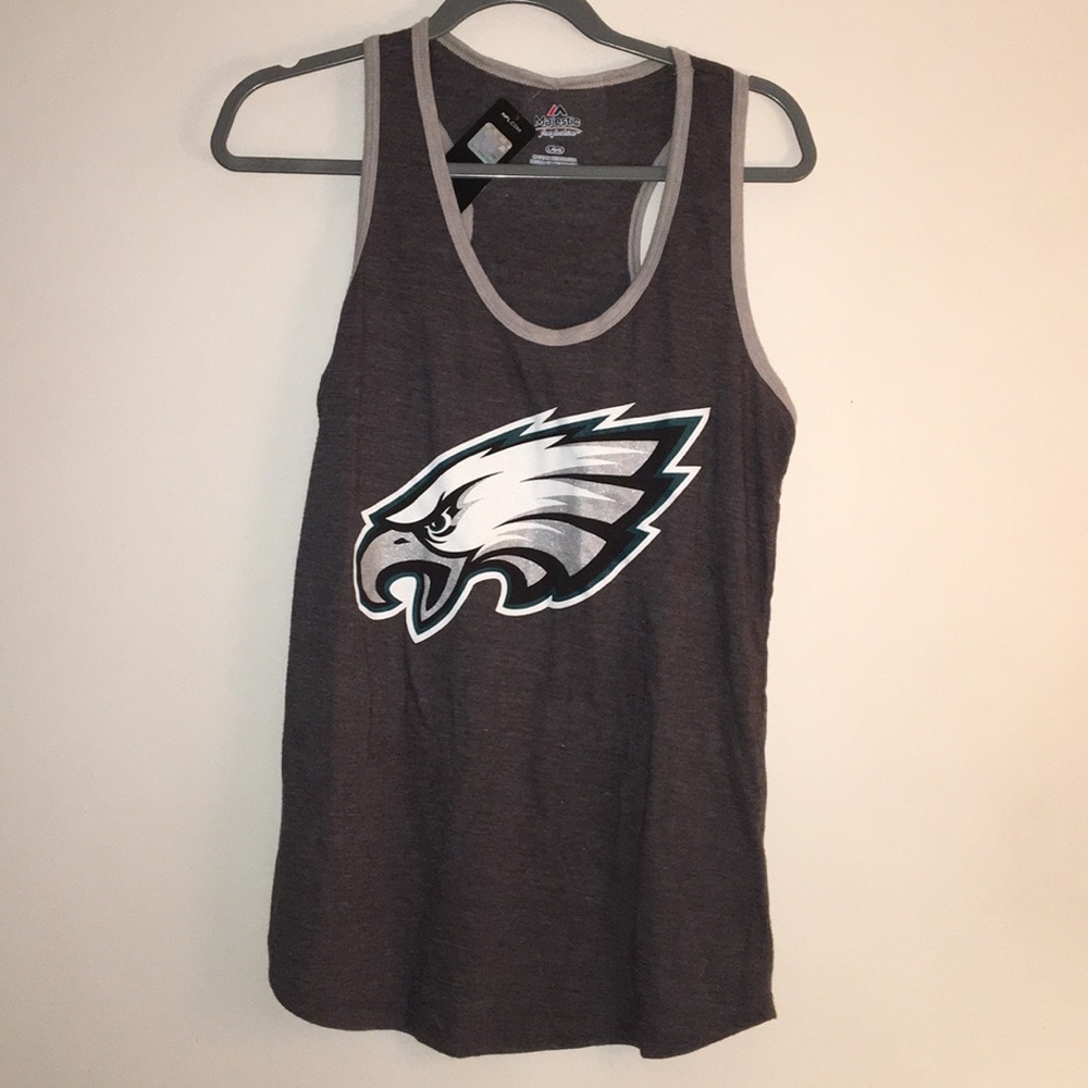 NFL Eagles Logo Tank Top Size Large